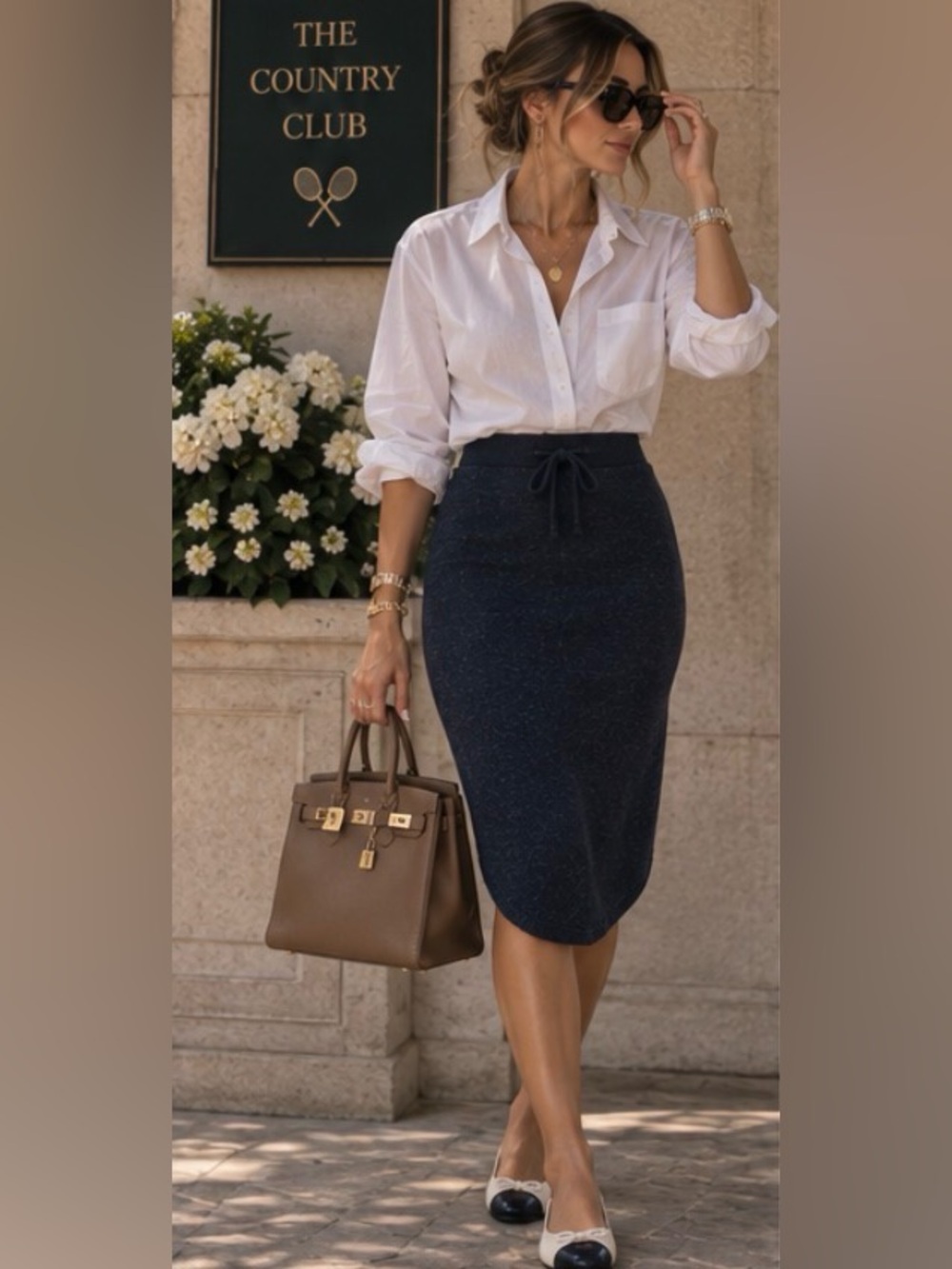 Frank & Eileen Donegal Unforgettable Triple Fleece Midi Skirt